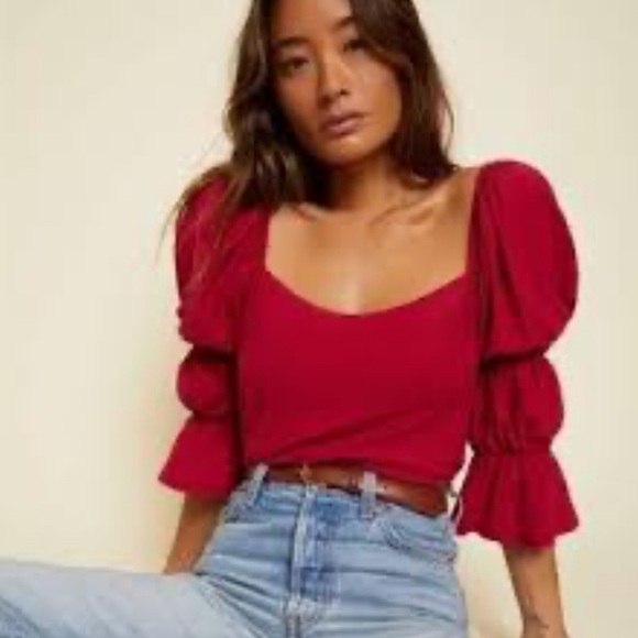 Nation LTD Scarlet Puff Sleeve Blouse - Picture 2 of 9